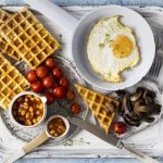 holiday-breakfast-with-egg-waffle-food-photography_53876-96035